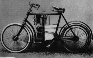 Мотоцикл "Славия" Вацлава Лаурина и Вацлава Клемента, 1899 год 