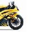 Мотоцикл Yamaha YZF-R6 2008 получил еще одну цветовую схему